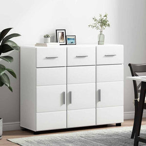 Weißes Sideboard FLORIN mit Tür