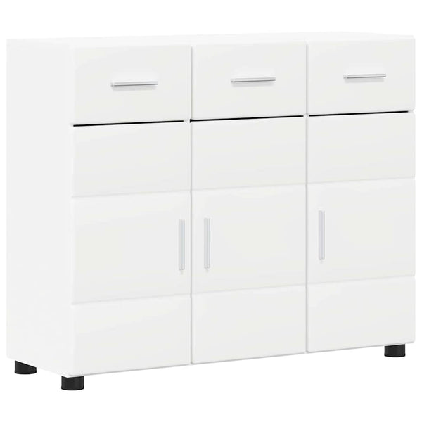 Weißes Sideboard FLORIN mit Tür