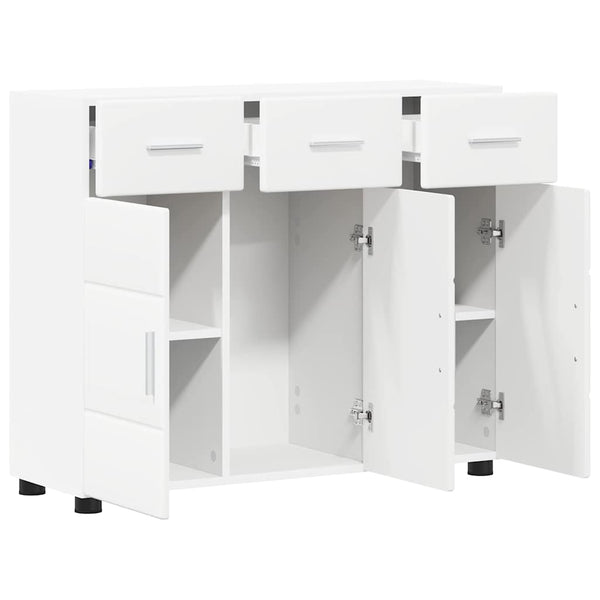 Weißes Sideboard FLORIN mit Tür