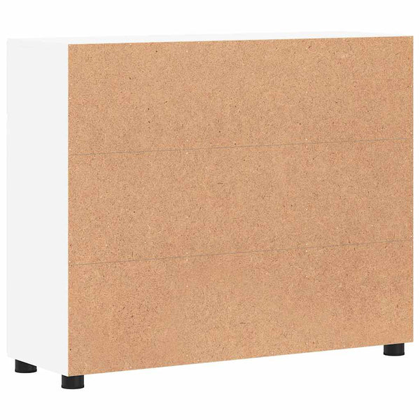 Weißes Sideboard FLORIN mit Tür