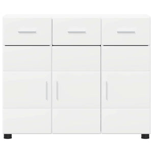 Weißes Sideboard FLORIN mit Tür