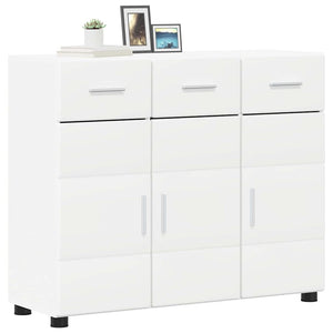 Weißes Sideboard FLORIN mit Tür