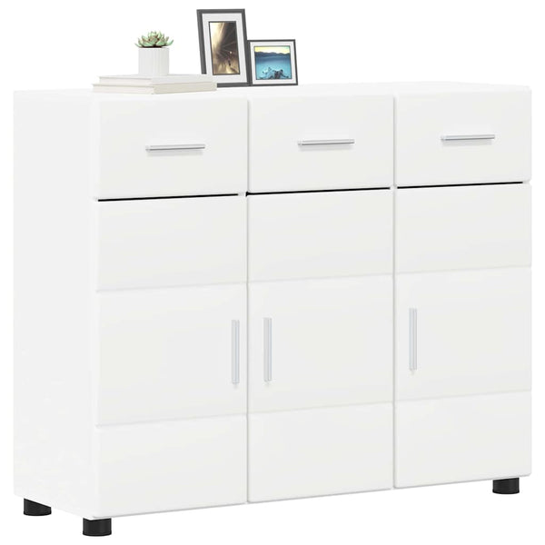 Weißes Sideboard FLORIN mit Tür