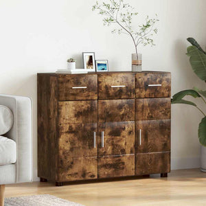 Sideboard FLORIN Geräucherte Eiche 88,5 cm