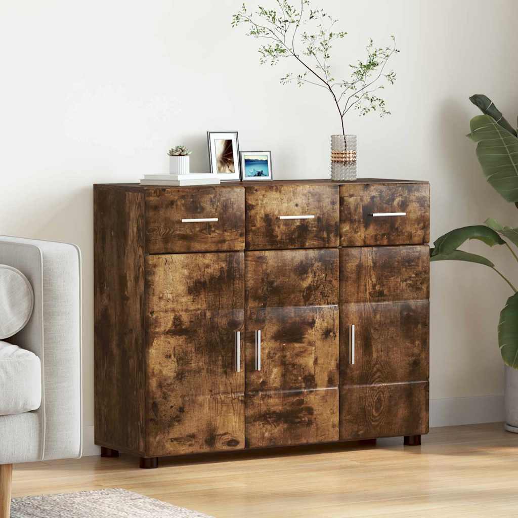 Sideboard FLORIN Geräucherte Eiche 88,5 cm