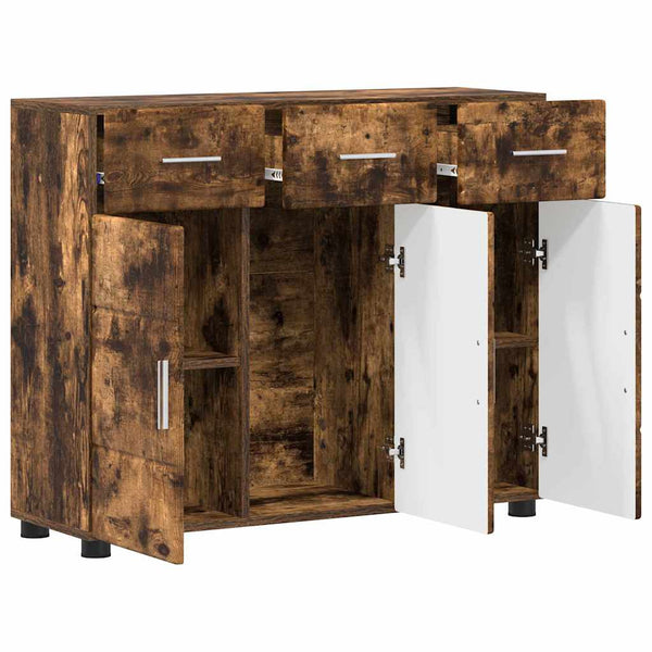 Sideboard FLORIN Geräucherte Eiche 88,5 cm