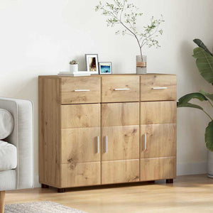 Sideboard FLORIN Artisan-Eiche mit Regal