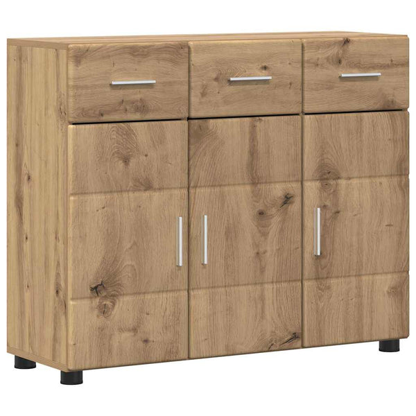 Sideboard FLORIN Artisan-Eiche mit Regal