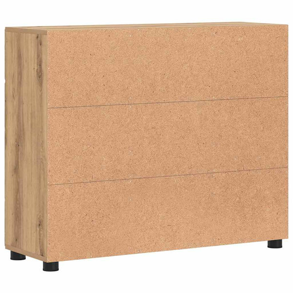 Sideboard FLORIN Artisan-Eiche mit Regal