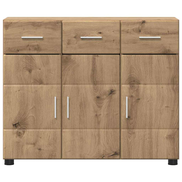 Sideboard FLORIN Artisan-Eiche mit Regal