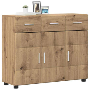 Sideboard FLORIN Artisan-Eiche mit Regal