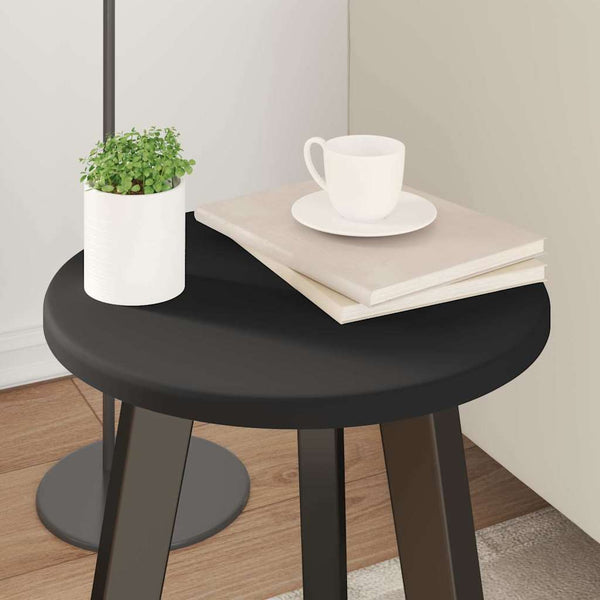 Tischplatte Schwarz Ø 30cm