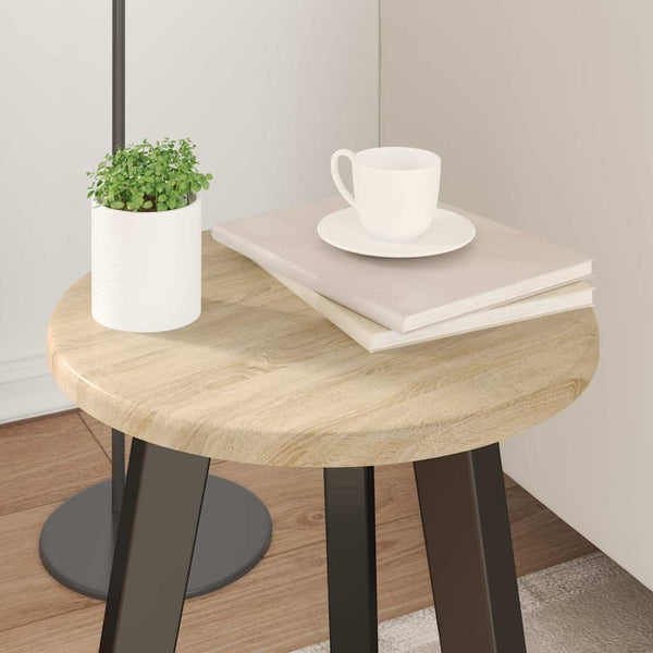 Tischplatte Sonoma-Eiche Ø 30cm