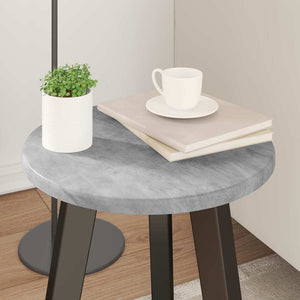 Tischplatte Betongrau Ø 30cm
