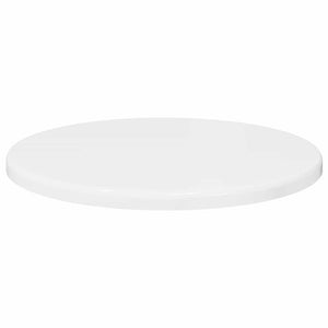 Tischplatte Hochglanz Weiß Ø 30cm