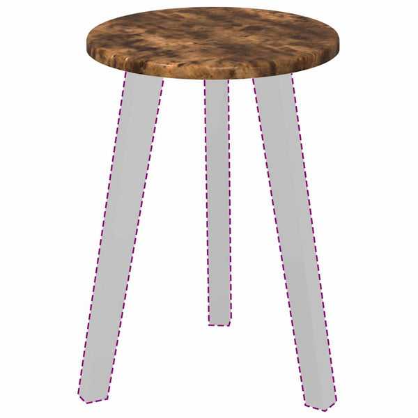 Tischplatte Räuchereiche Ø 30 cm