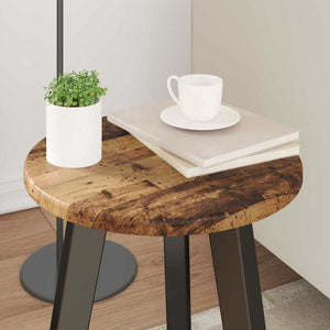 Tischplatte Altholz Ø 30cm