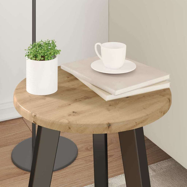 Tischplatte Artisan-Eiche Ø30cm