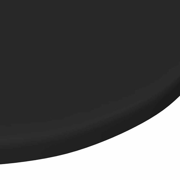Tischplatte Schwarz Ø 40 cm