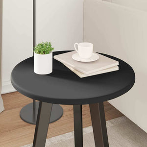 Tischplatte Schwarz Ø 40 cm