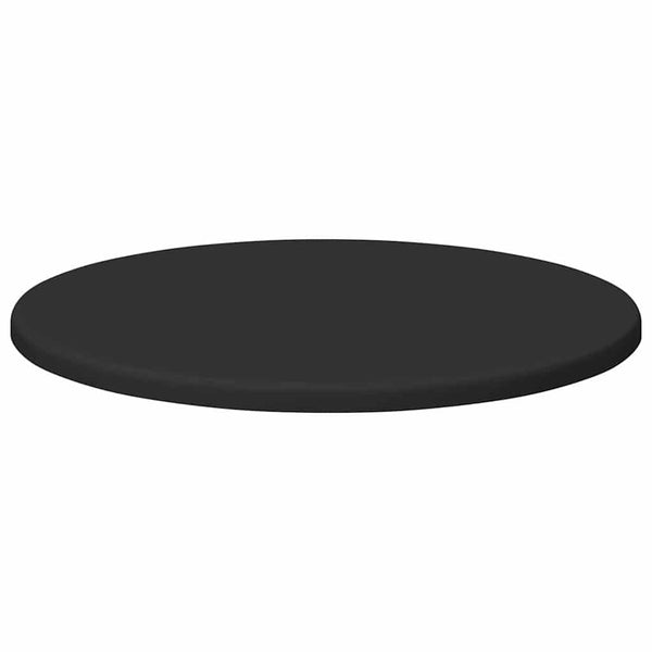 Tischplatte Schwarz Ø 40 cm