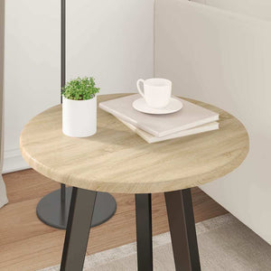 Tischplatte Sonoma-Eiche Ø 40cm