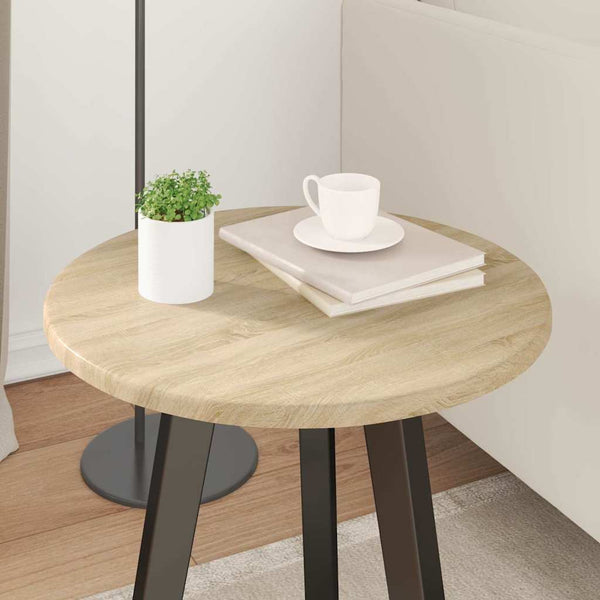 Tischplatte Sonoma-Eiche Ø 40cm