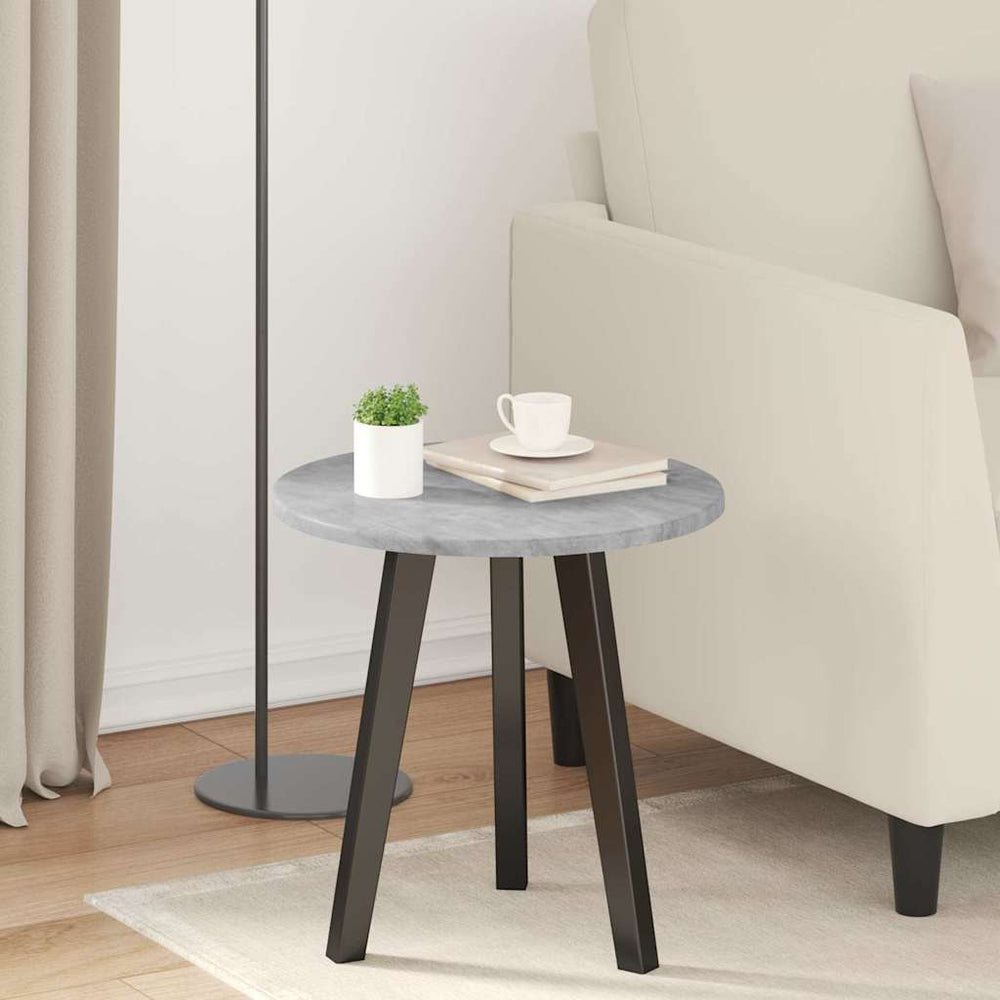 Tischplatte Betongrau Ø 40cm