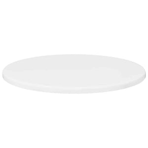 Tischplatte Hochglanz Weiß Ø40cm