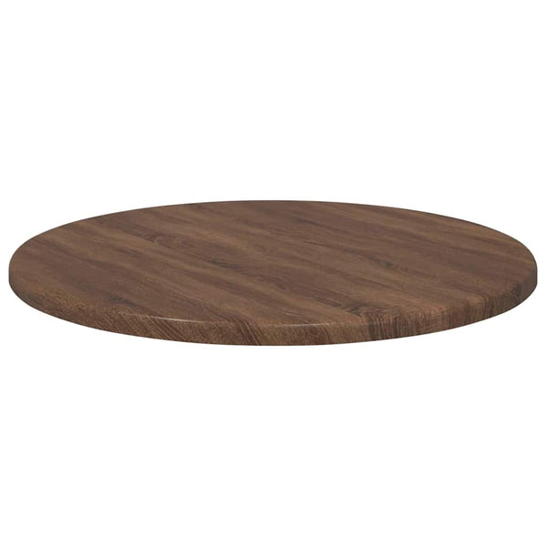 Tischplatte Braun Eiche Ø 40cm