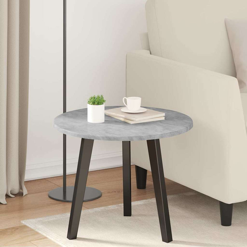 Tischplatte Betongrau Ø 50cm