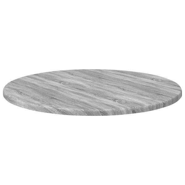 Tischplatte Grau Sonoma Ø 50cm