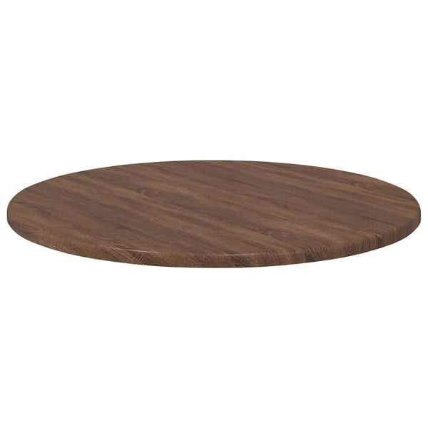 Tischplatte Braun Eiche Ø 50cm