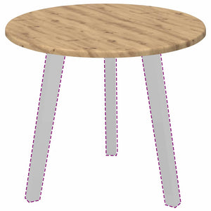 Tischplatte Artisan-Eiche Ø 50cm