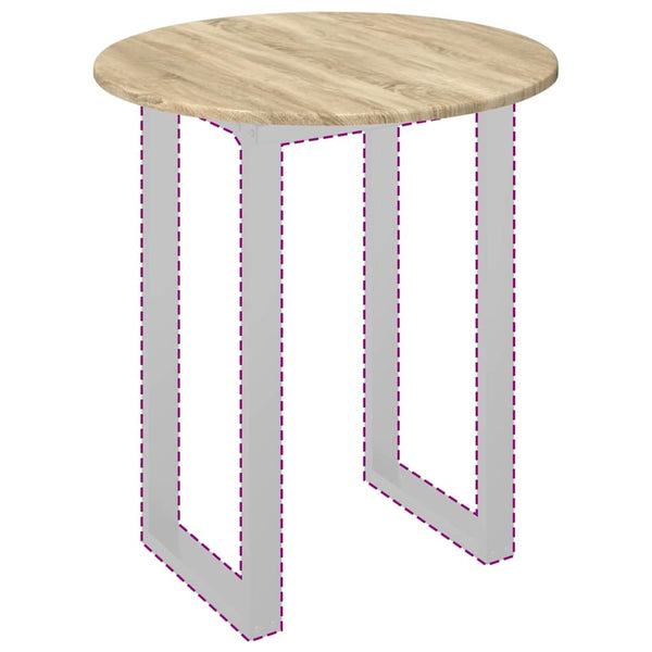 Tischplatte Sonoma-Eiche Ø 60 cm