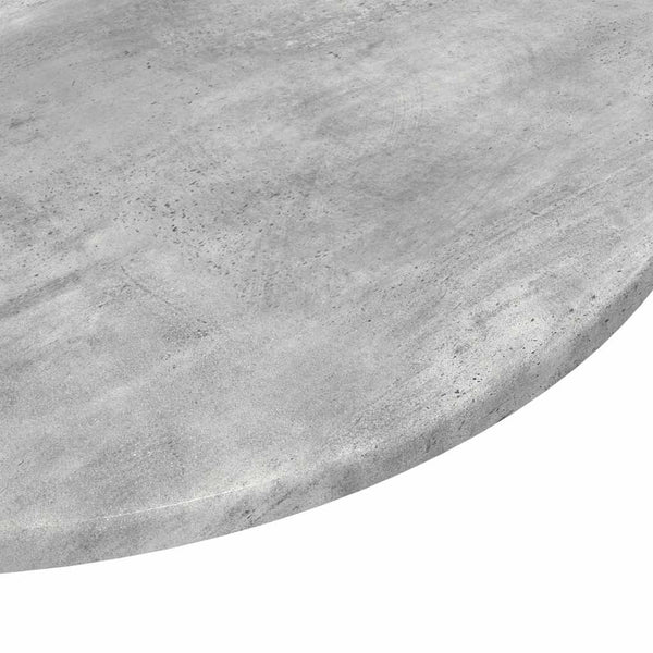 Betongraue Tischplatte Ø 60 cm