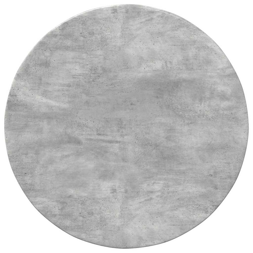 Betongraue Tischplatte Ø 60 cm