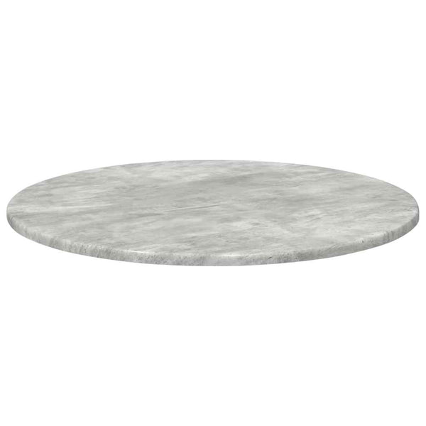 Betongraue Tischplatte Ø 60 cm