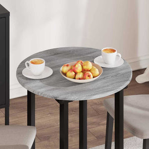 Tischplatte Grau Sonoma Ø 60 cm