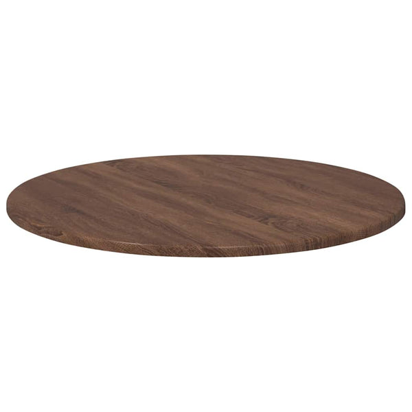 Tischplatte Braun Eiche Ø 60cm