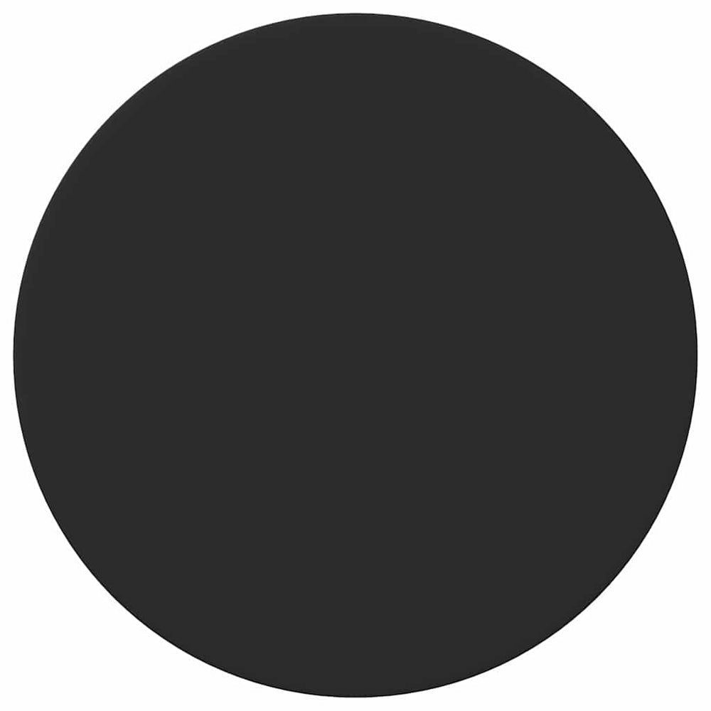 Tischplatte Schwarz Ø 70 cm