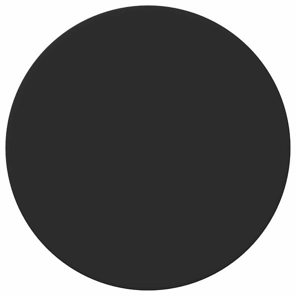 Tischplatte Schwarz Ø 70 cm