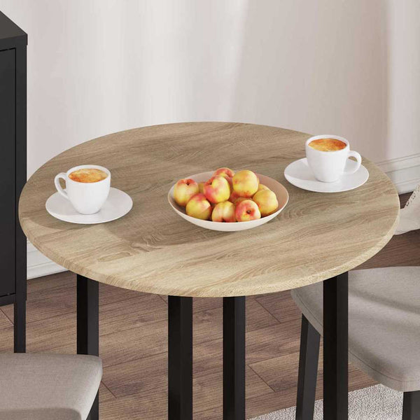 Tischplatte Sonoma-Eiche Ø 70 cm
