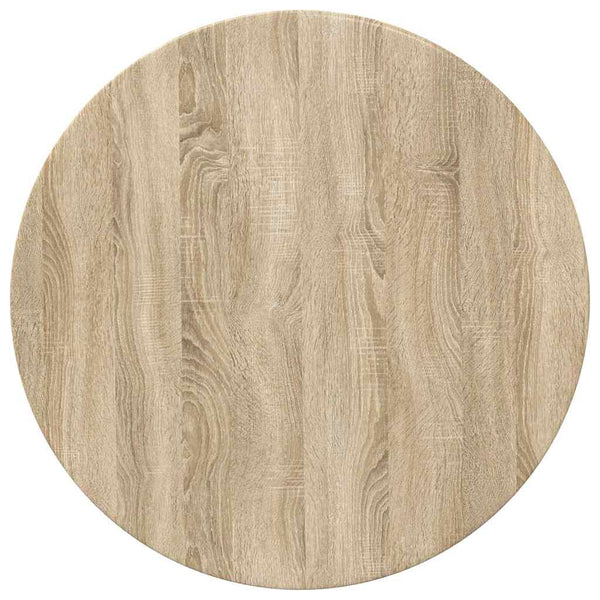 Tischplatte Sonoma-Eiche Ø 70 cm