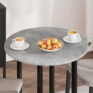 Tischplatte Betongrau Ø 70 cm