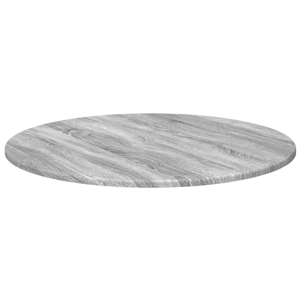 Tischplatte Grau Sonoma Ø 70cm