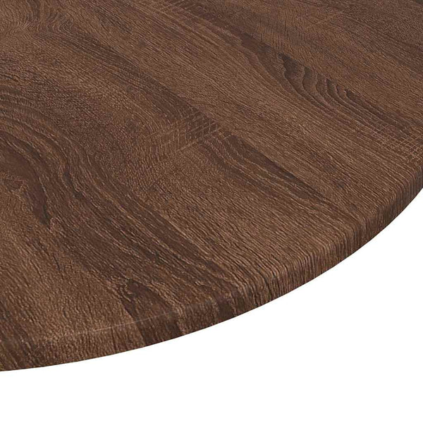 Tischplatte Braun Eiche Ø 70cm