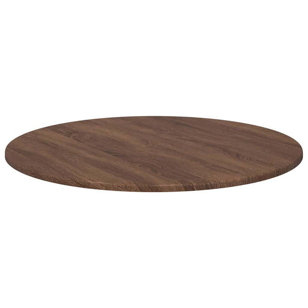 Tischplatte Braun Eiche Ø 70cm