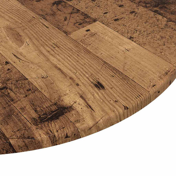 Tischplatte Altholz Ø 70cm