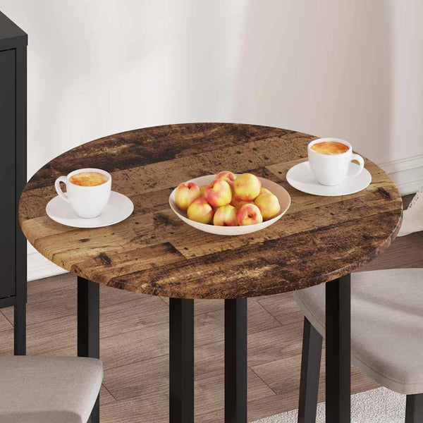 Tischplatte Altholz Ø 70cm